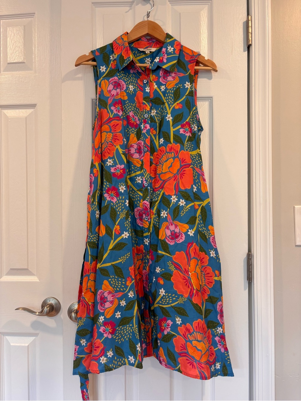 Tucker NYC Summer Dress, Turquoise, M